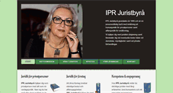 Desktop Screenshot of iprjuristbyra.se